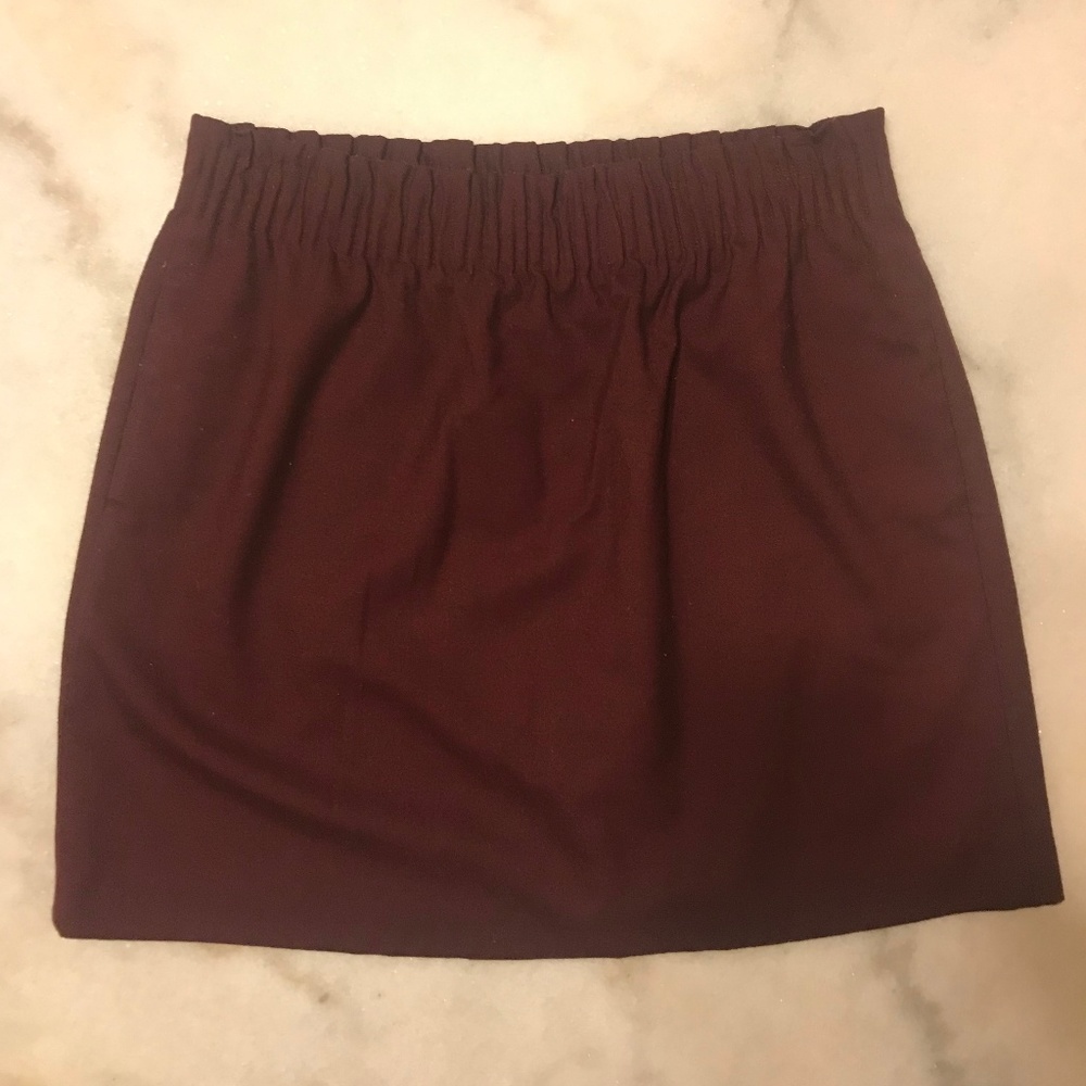 J Crew Pull-on Linen Skirt